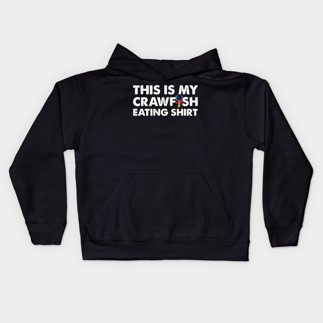 This Is My Crawfish Eating Kids Hoodie by HenryClarkeFashion